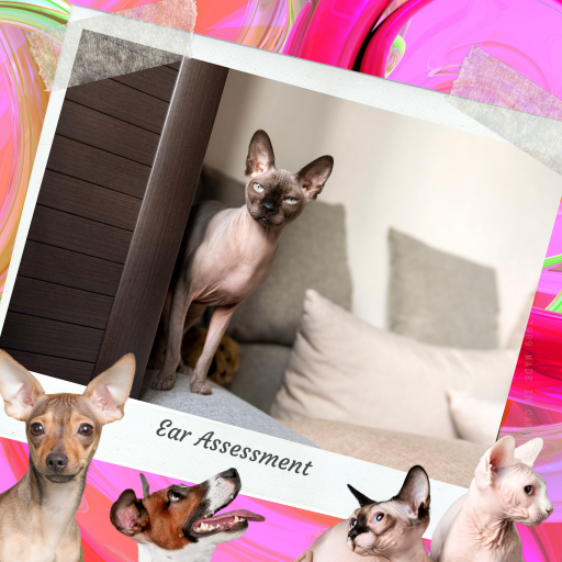 Cat with upright ears sitting on sofa, representing veterinary ear assessment and hearing health for pets – My Companion Vet Australia.